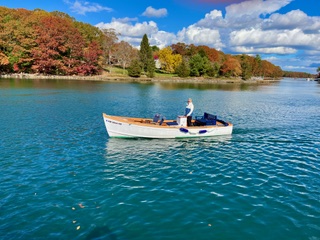 A boat on the open waters 